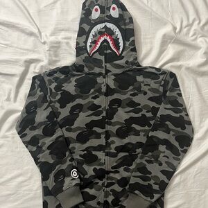 BAPE Camo Black Zip Hoodie
